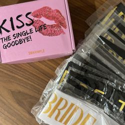 Bachelorette Party Sashes