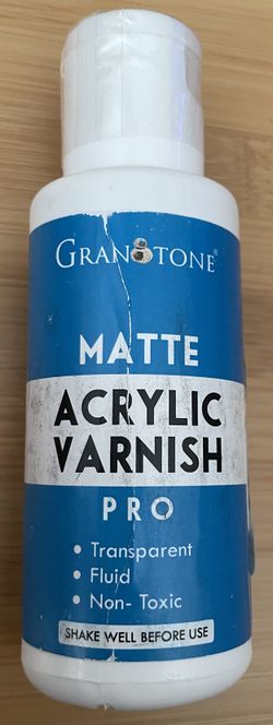 Granotone Matte Acrylic Varnish Pro - 100ml Bottle