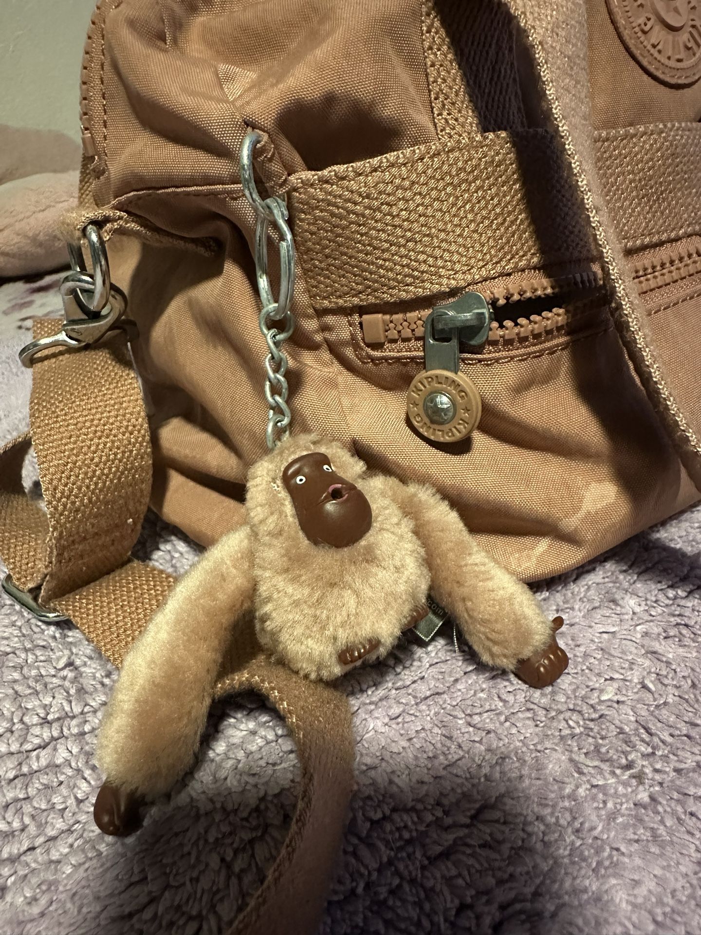 Bolsa *Kipling * De Diario Súper Suave Color Rosa Vieja