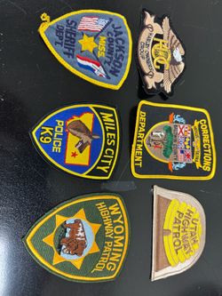 Police law enforcement K9 patches new
