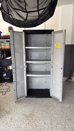 Suncast 72” tall cabinet