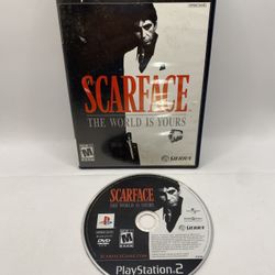 Scarface: The World is Yours Sony PlayStation 2 PS2, 2006 Tested Works No Manual