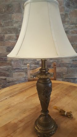 Lamp heavy solid vintage