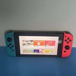 Nintendo Switch System - Version 2 - Works Great - Includes Charger And Game only 