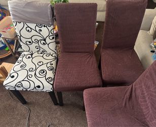 Dining table chairs