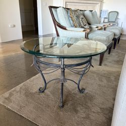 Glass Side Table