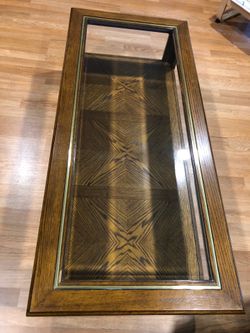 Glass table set