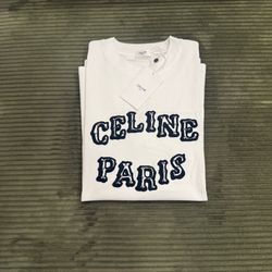 Celine Paris Graphic T-Shirt White