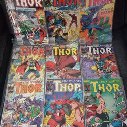 1980s Lot Of 42 Thor Comic Books 