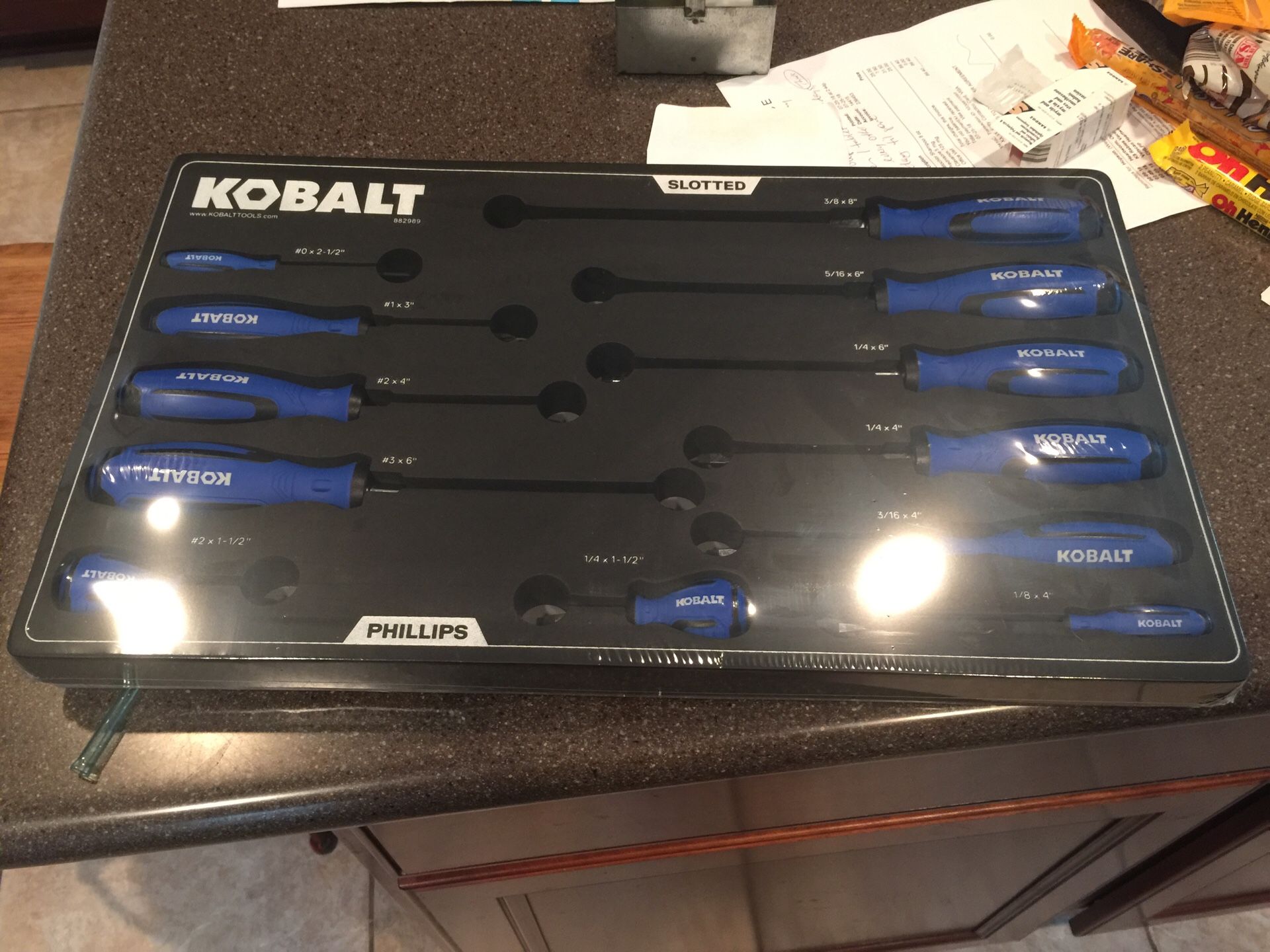 Kobalt screwdriver set with foam deals