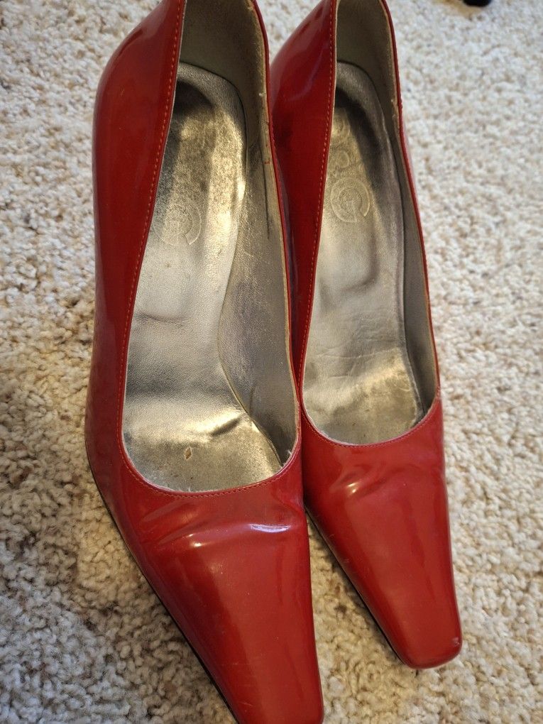 Women's Size 6.5 Dolce Gabbana Red High Heels