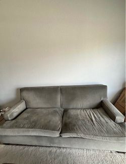 Large loveseat sofa.