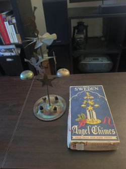 Vintage Angel Chimes Made In Sweden