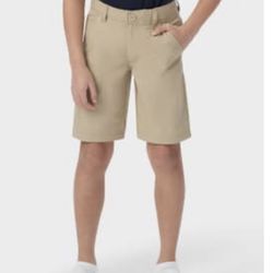 4pc Boys uniform size 14H husky - French Toast Boys’ Flat Front Stretch Performance Short