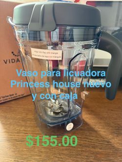 Vas de licuadora 👉 princess house todo nuevo y con caja 📦