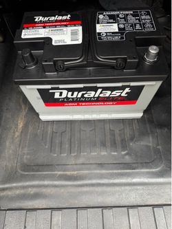 Duralast Platinum Elite Group Size 48 top post car battery
