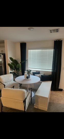 Breakfast Table Nook And 2 Chairs Table Dinning Set