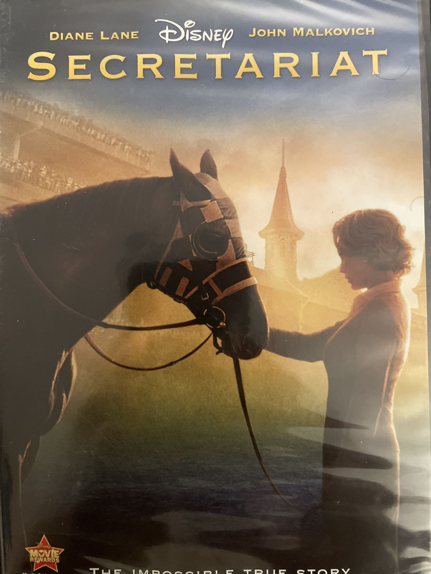 Disney’s SECRETARIAT (DVD-2010) NEW! Diane Lane + John Malkkovich!