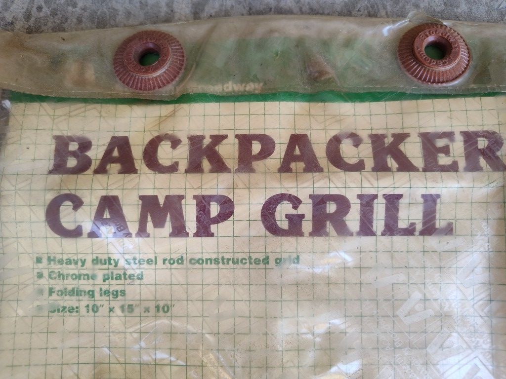 Backpacker Camp Grill Never Used
