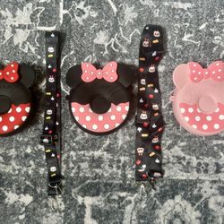 NEW IN BAG/ DISNEY MINNIE MOUSE/ KIDS SHOULDER PURSE/ 3 COLORS AVAILABLE/ RED-BLK/PINK-BLK/PINK-LIGHT PINK. SOLD SEPARATELY $12