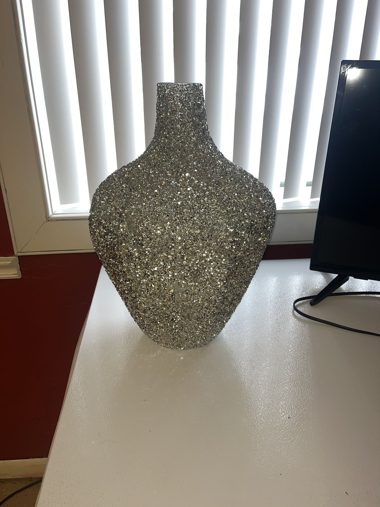 Large Crystal Flower Vase