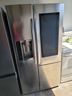 LG Instaview Counter Depth Side By Side Refrigerator
