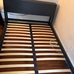 Alpine Gunmetal Queen Bed Frame – CB2 