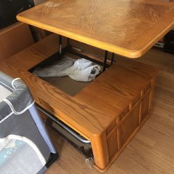 Wooden Lift Coffee Table