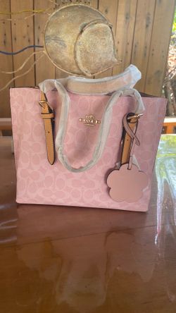 Coach tote bag pink