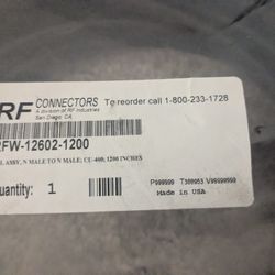 CU-400 N Male To N Male Coax Cable