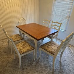 Vintage Dining Table with 6 Chairs – $225 (Lakeland, FL)