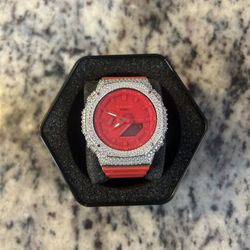 (WILLING TO NEGOTIATE) VVS1 Moissanite Casio G-Shock GA-2100