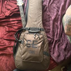 PRS SE Custom 24 Bonnie Pink Finish  Maple Top Rosewood Fretboard