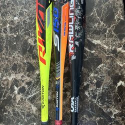 Baseball Bats 27 Inch USA Little League Approved