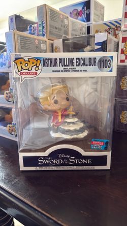 Arthur pulling Excalibur 21 fall convention exclusive