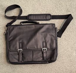 Kenneth Cole reaction leather Mesenger bag - laptop/work bag - excellent condition