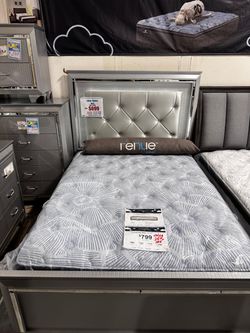 QUEEN BED FOR SALE (AVAILABLE IN KING*) !!NO CREDIT NEEDED !! TAKE IT HOME TODAY!! 🚛 SAME DAY DELIVERY AVAILABLE 🚚 Se Habla Español