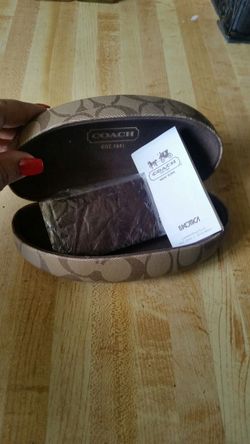 Coach sunglasses case