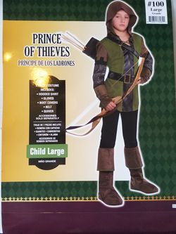 Brand new boy's Halloween costume "prince of thieves"