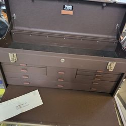 Kennedy 526b Machinist Chest 8 drawer Brown