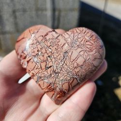 Mookaite Jasper Crystal Heart