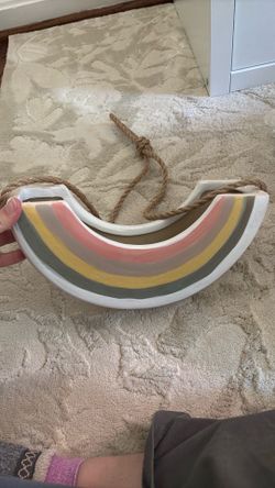 Rainbow Hanging Planter