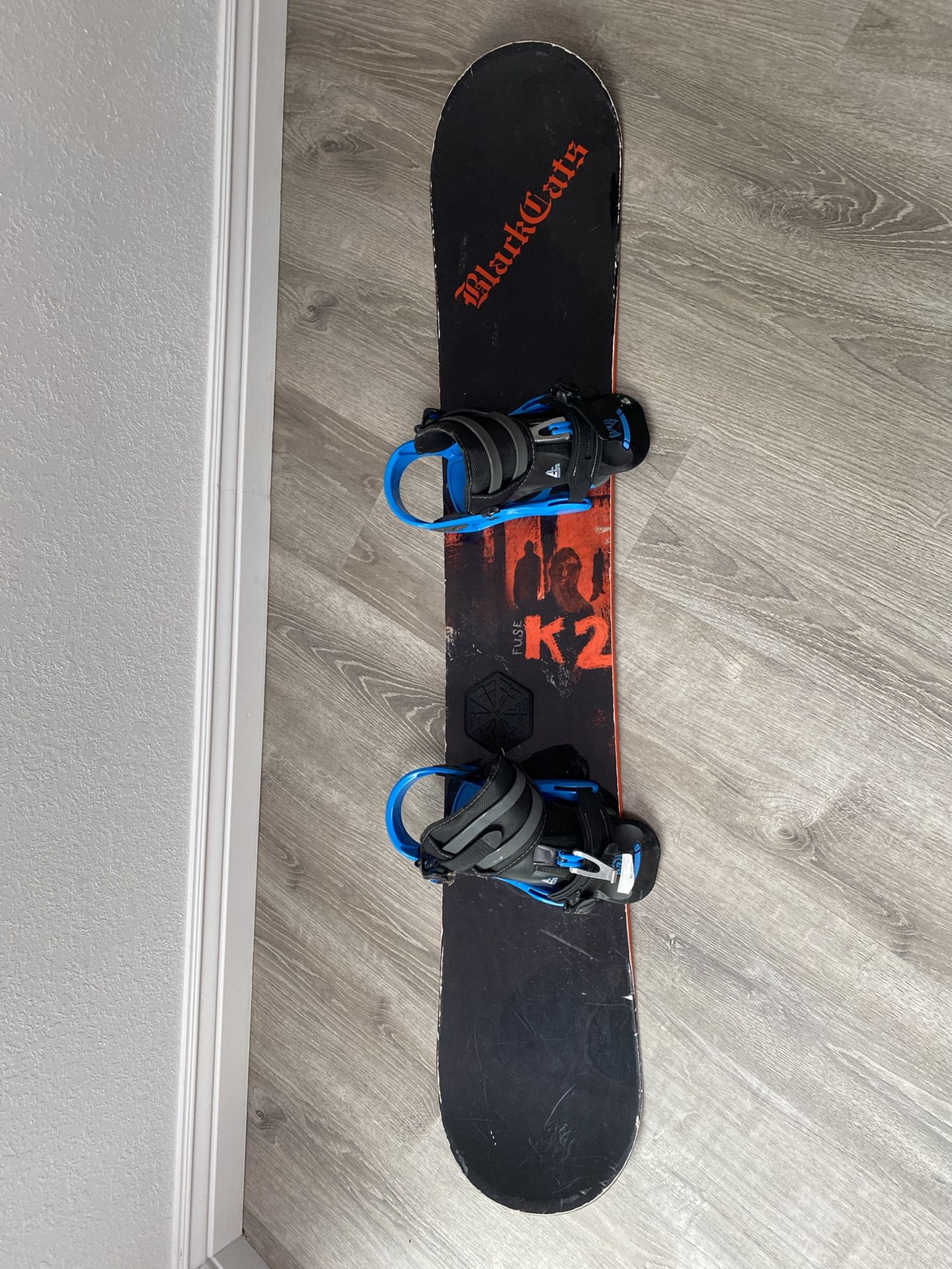 K2 Fuse Snowboard With Burton Bindings