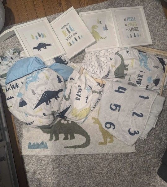 Dinosaur nursery Or Kids Room Decor