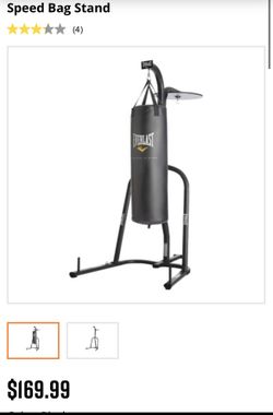 Everlast Punching Bag With Bundle