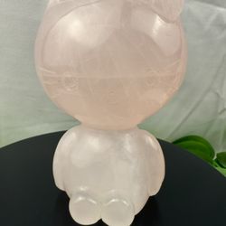 Crystal Rose Quartz Hello Kitty