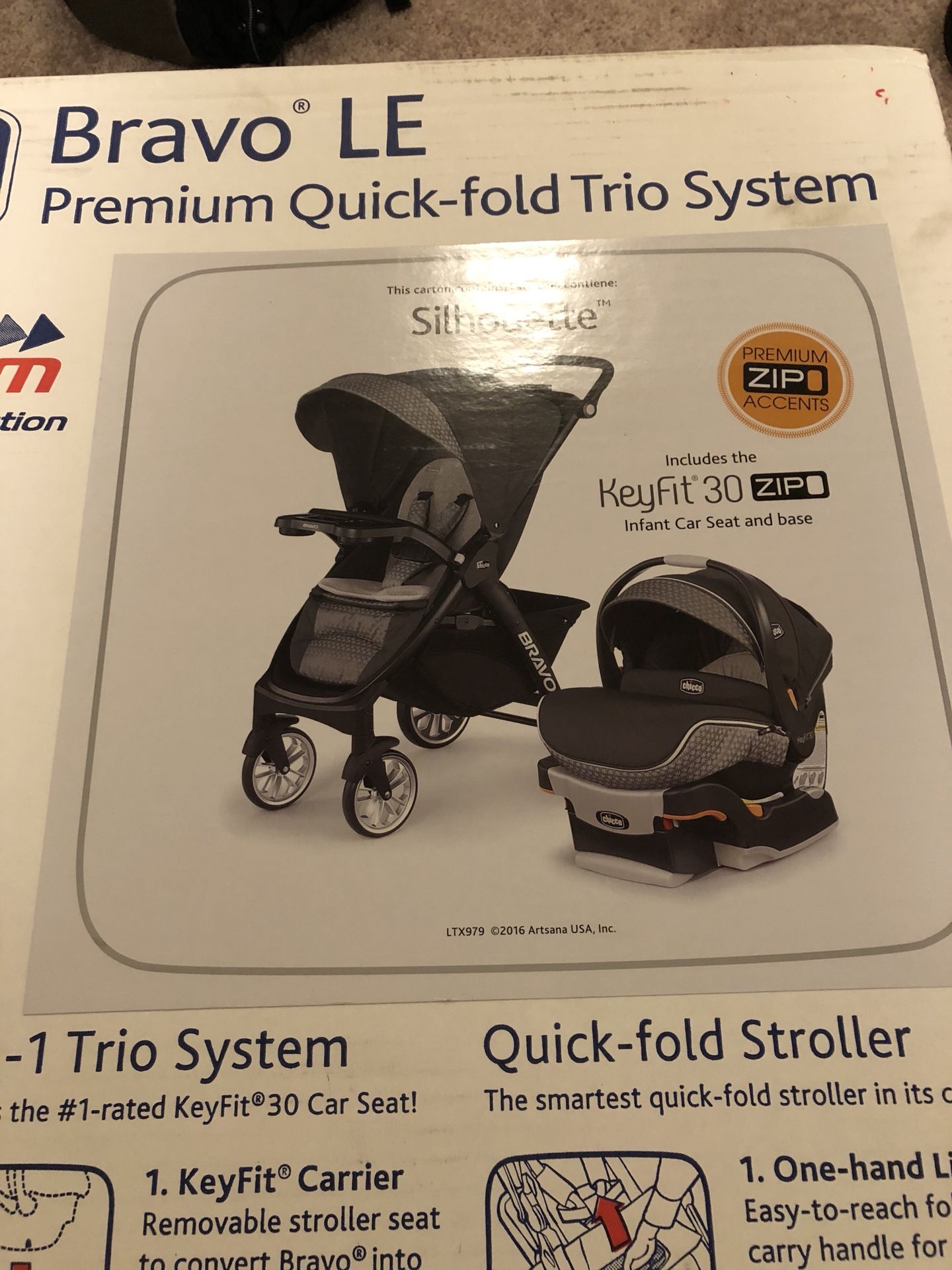 Chicco Bravo LE Trio Travel System