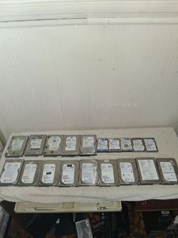 Lot of Wiped Hard Drives