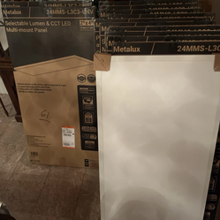 Metalux 2x4 LED Panel Lights – Selectable Lumens & CCT – NEW