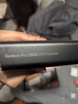 AMD Radeon Pro 580X 8GB VRAM